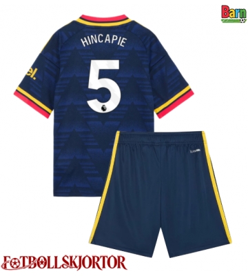 Arsenal Piero Hincapie #5 Borta Kläder Barn 2026-27 Kortärmad (+ Korta byxor)